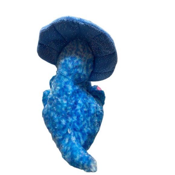 Wild Republic Triceratops Plush Blue Sparkle 12" stuffed animal Retired - Picture 3 of 4